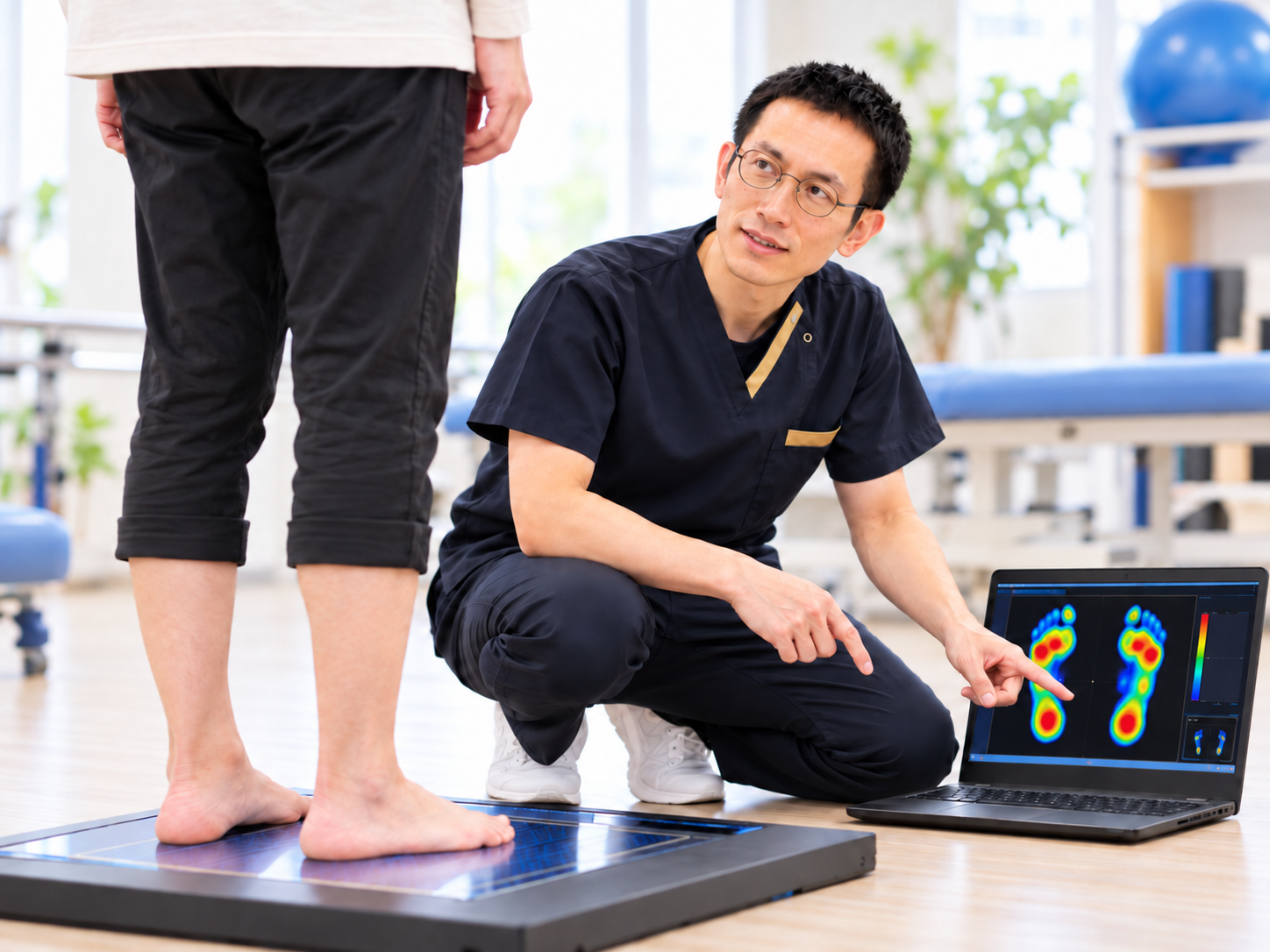 足底圧の測定・分析